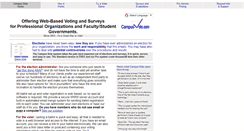 Desktop Screenshot of campus-vote.com